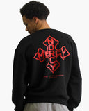 Iron Cross Sweatshirt - Black / Red
