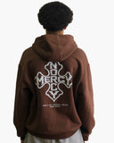 Iron Cross Hoodie - Brown