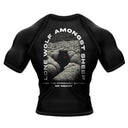 Lone Wolf - Ranked Rashguard Black