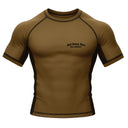 Lone Wolf - Ranked Rashguard Brown